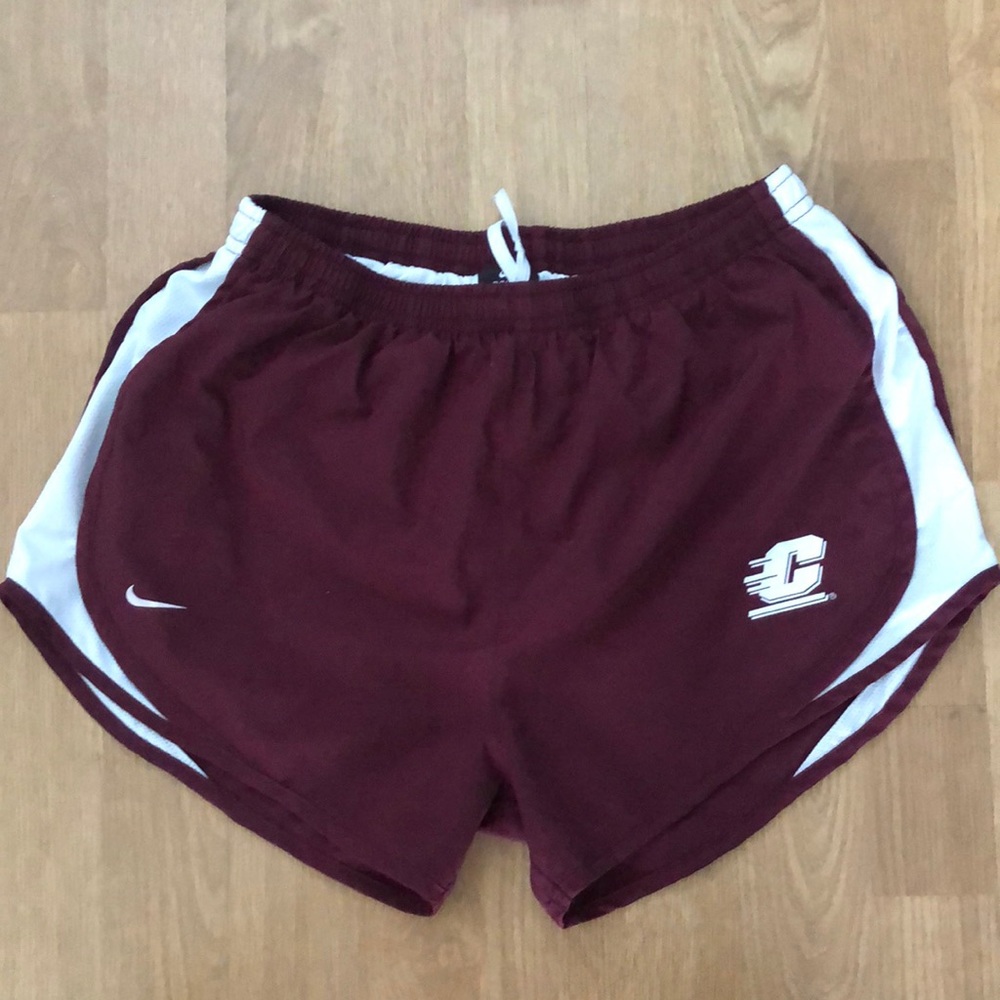 Dri-fit shorts Central Michigan logo on front